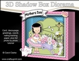 3D Cute Girlz Diorama Shadow Box Card Mini Kit - Suzi has a Wheelbarrow