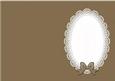 A5 Pearls and Lace Card Front or Insert