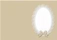 A5 Pearls and Lace Card Front or Insert