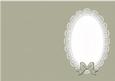 A5 Pearls and Lace Card Front or Insert