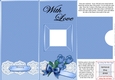 Add a Photo Card Roses & Lace with easy fold frame