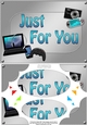 A5 JUST FOR YOU Gadgets n Gizmos Scallop Corners & Pyramage