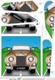 Fun Rolly Royce Car Congratulations You Passed Driving Test Fan Pyramage Topper