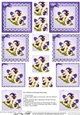 Pansy on Butterfly lace Pyramage Sheet