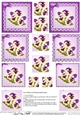Pansy on Butterfly lace Pyramage Sheet
