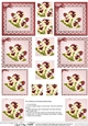 Pansy on Butterfly lace Pyramage Sheet