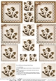 Pansy on Butterfly lace Pyramage Sheet