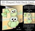 3D Shaped No-Hole Fold Back Mini Kit - New Baby Little Hoot Owls
