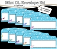 10 Cute Pony Mini DL (80 x 215mm) envelope Kit