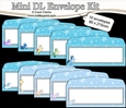 10 Cute Pony Mini DL (80 x 215mm) envelope Kit