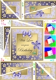 Floral Elegance With Love on Your Birthday Twisted Spiral Side Stacker