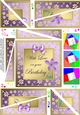 Floral Elegance With Love on Your Birthday Twisted Spiral Side Stacker
