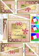 Floral Elegance With Love on Your Birthday Twisted Spiral Side Stacker