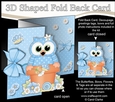 3D Shaped No-Hole Fold Back Card Kit - Flowerpot Friends - Cute Little Hoot Owl
