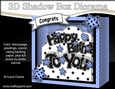 3D Diorama Shadow Box Word Card Mini Kit - Happy Birthday To You