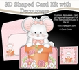 3D Shaped Card Kit - Flowerpot Friends - Cute Little Mouse Squeak