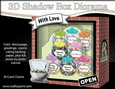 3D Shadow Box Card Mini Kit - The Candy Store Sweet Shop
