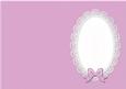 A5 Pearls and Lace Card Front or Insert