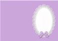 A5 Pearls and Lace Card Front or Insert
