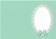 A5 Pearls and Lace Card Front or Insert
