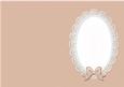 A5 Pearls and Lace Card Front or Insert