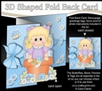 3D Shaped No-Hole Fold Back Card Kit - Flowerpot Friends - Cute Little Fairy Rosina