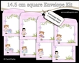 Country Cottage Girlz 14.5 x 14.5 cm envelope Kit