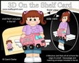 3D On the Shelf Card Kit - Little Girl Vickey has a Big Tipper Truck
