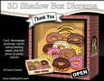 3D Shadow Box Card Mini Kit - The Hole-in-One Sugar Donuts Shop
