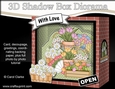 3D Shadow Box Card Mini Kit - Buds & Blooms Flower Shop