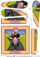Fan Pyramage Topper - Motorbike Rider