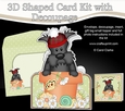 3D Shaped Card Kit - Flowerpot Friends - Little Scottie Dog Hamish