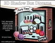 3D Shadow Box Card Mini Kit - The Blush Boutique Beauty Shop