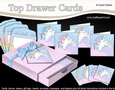 3D Top Drawer Cards Bumper Kit - Cute Little Unicorns