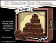 3D Shadow Box Card Mini Kit - The Choc-a-Lot Chocolate Shop
