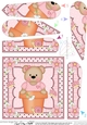 Flower Pot Friends Cute Little Livvy Bear Fan Pyramage Topper