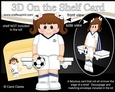 3D On the Shelf Card Kit - Little Footballer Marguerite