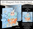 3D Shaped No-Hole Fold Back Card Kit - Flowerpot Friends - Cute Little Butterfly Mist