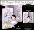 3D Shaped No-Hole Fold Back Mini Kit - Country Cottage Girlz Suzi has Cupcakes