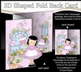 3D Shaped No-Hole Fold Back Mini Kit - Country Cottage Girlz Suzi has Cupcakes