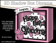 3D Diorama Shadow Box Word Card Mini Kit - Happy Birthday GREAT GRANDMA