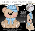 3D Cute Bear Treat Box Gift Set Mini Kit - Cute Little Austin Bear
