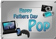 A4 HAPPY FATHERS DAY POP Gadgets n Gizmos Card Topper