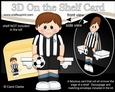 3D On the Shelf Card Kit - Little Footballer Laban