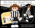 3D On the Shelf Card Kit - Little Footballer Emelina