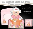 3D Shaped Card Kit - Flowerpot Friends - Cute Little Laura Lamb