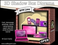 3D Shadow Box Card Mini Kit - The Little Gadgets & Gizmos Shop
