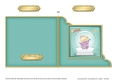 Cute Honeybear Rosie has an Xmas Tree Snowglobe Cut and Fold Corner Card