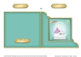 Cute Christmas Tree Snowglobe Cut and Fold Corner Card
