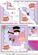 Christmas Snowman Rio has lots of Presents Wavy Corner Side Stacker